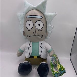 Rick And Morty RICK SANCHEZ Scientist Stuffed Plush Adult Swim 10” Toy Factory
